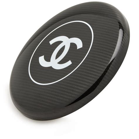 Chanel Black Carbon Fiber CC Frisbee, 2022 Available For 